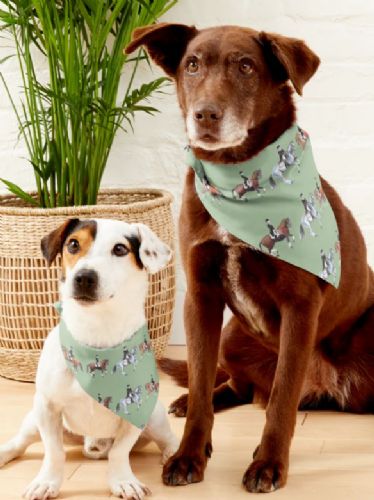 Horse Print Dog Bandana (Large)